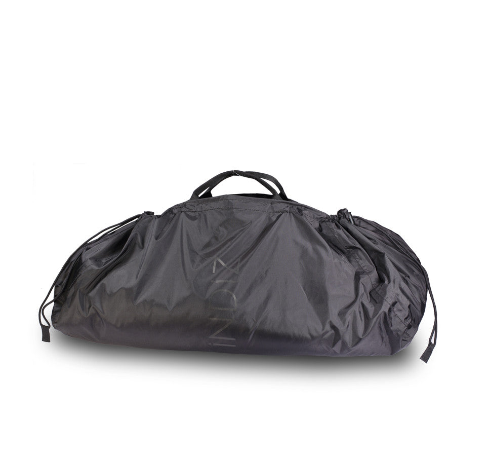 Regenhülle als Tasche